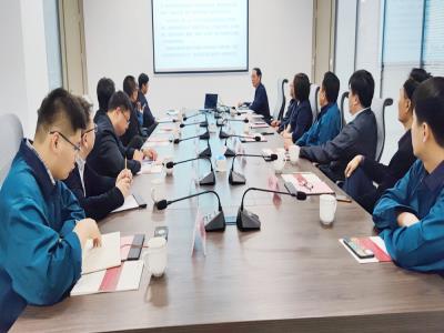 青島嶗礦投資集團(tuán)有限公司蒞臨科華賽邦考察